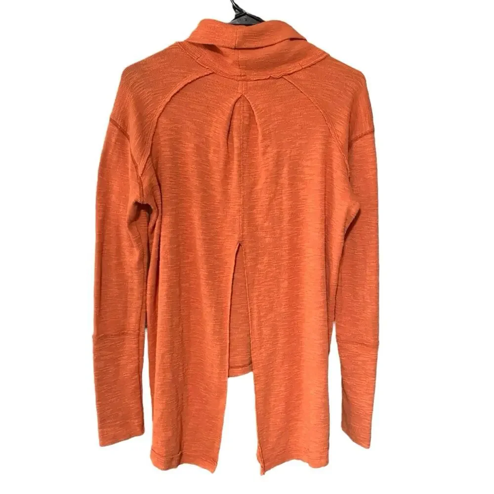 Free People x We The Free Split-Back Turtleneck Top - S